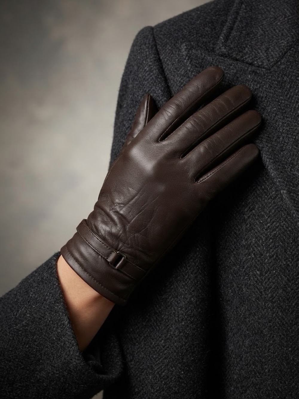 🤎 VINTAGE GENUINE LEATHER GLOVES MIDTOWN SIZE 7.5
